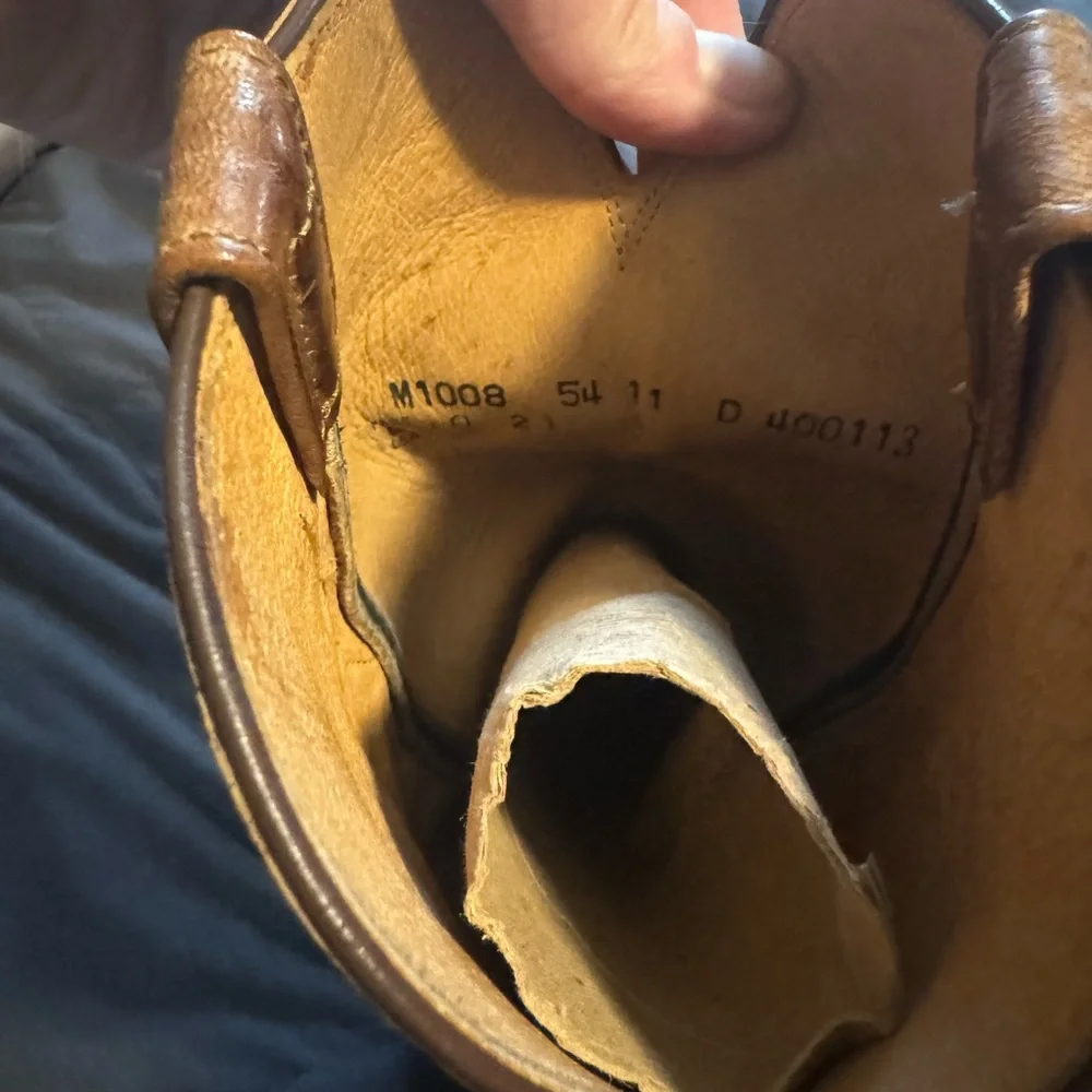 Lucchese Lewis Mad Dog Goat western snip toe boots - Picture 4 of 4